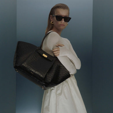 The New York Black Croc-Effect