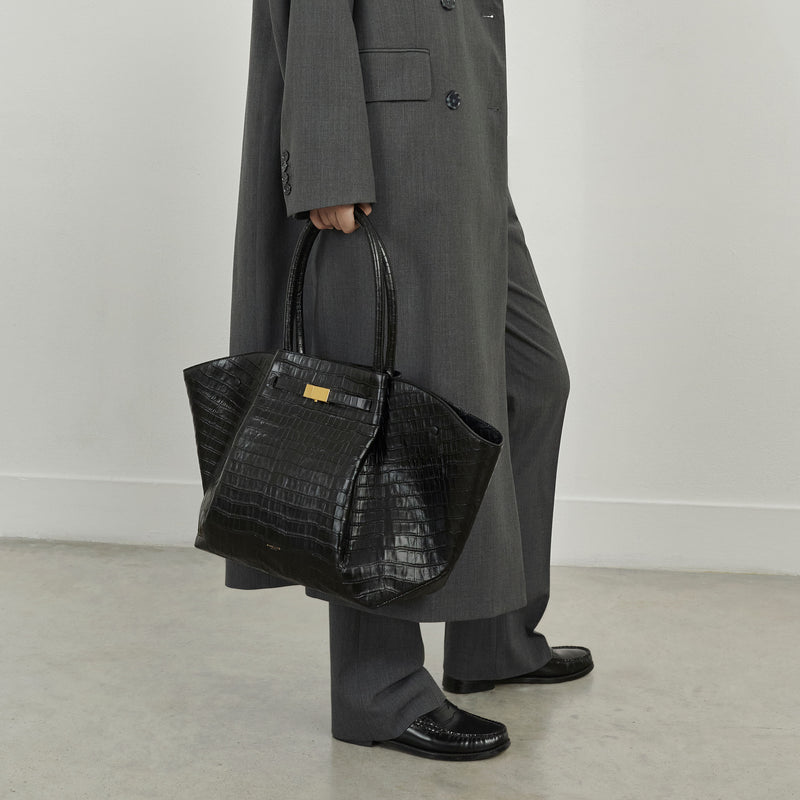 The New York Black Croc-Effect