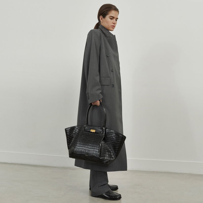 The New York Black Croc-Effect