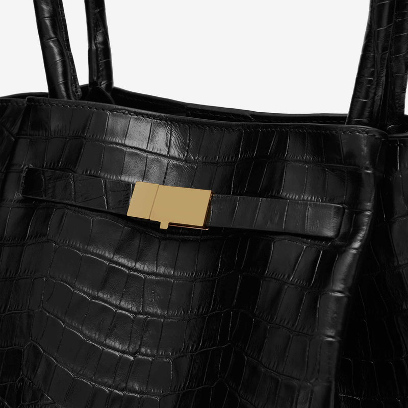 The New York Black Croc-Effect